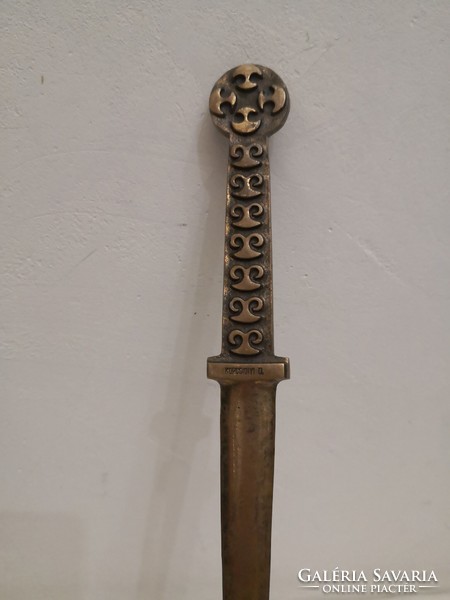 Otto Kopcsányi bronze leaf opener