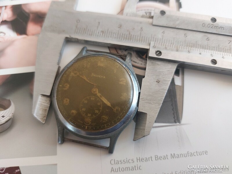 Antique military Helvetian watch