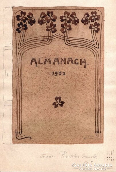 Rauscher Mariska - Almanach 18,5 x 12,5 cm tus, papír