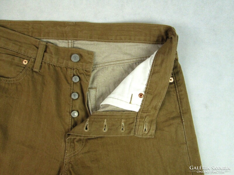 Original Levis 501 (w33 / l34) men's light brown jeans