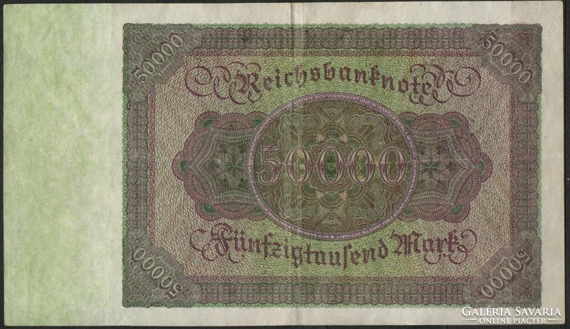 D - 139 - foreign banknotes: 1922 Germany 50,000 marks