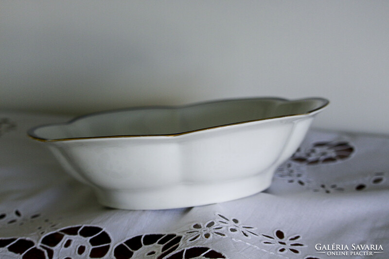 90-year-old bowl from a Czech manufactory, with cobalt blue-gold decoration.