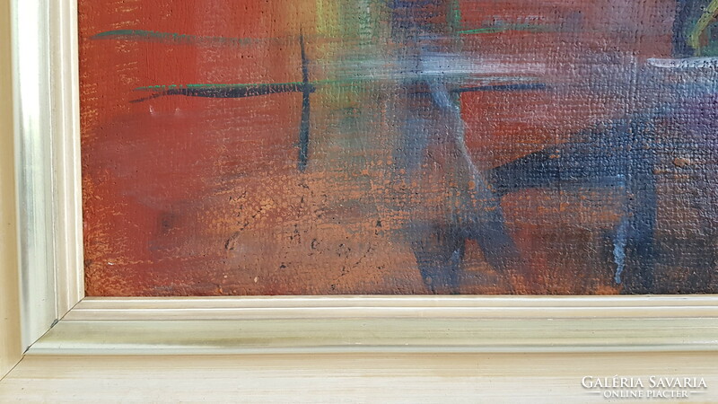Abstract painting indicated