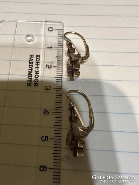 Atr deco antique 14 kr flashy and untouched gold earrings for sale! Price: 62.000.-