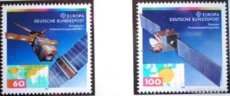 N1526-7 / 1991 Németország Europa CEPT bélyegsor postatiszta