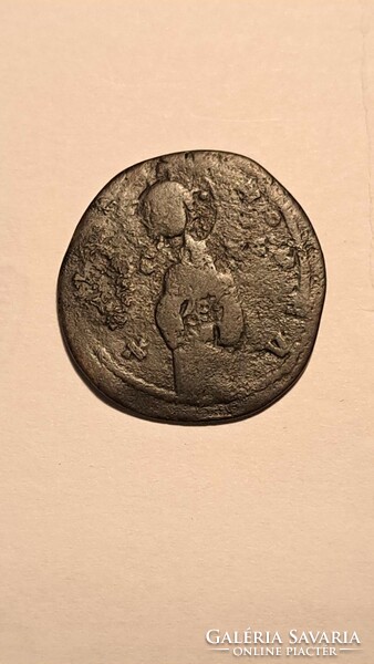Bizánci birodalom, IV. Mihály 1034-1041 bronz folis 6.54 gr.