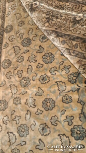 Old silk velvet tablecloth, carpet
