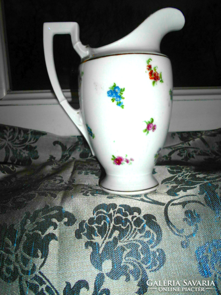 Antique German porcelain jug 17 cm