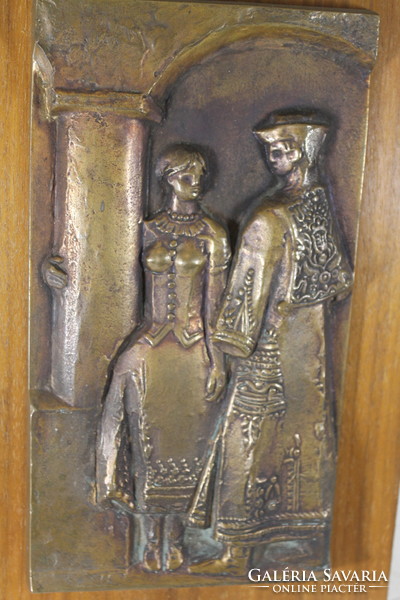 Nagy István János képcsarnokos bronz relief 761