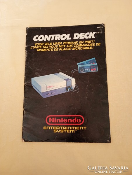 Használati útmutató nintendo entrainment system holland és francia 1987