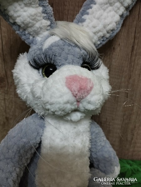 Crochet fluffy bunny