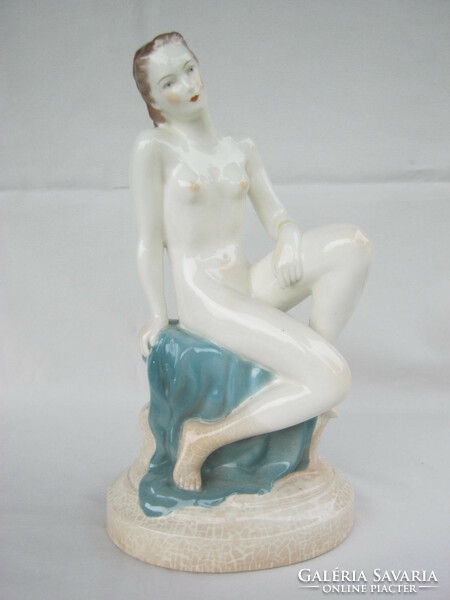 Retro ... Granite ceramic female nude large size 26 cm