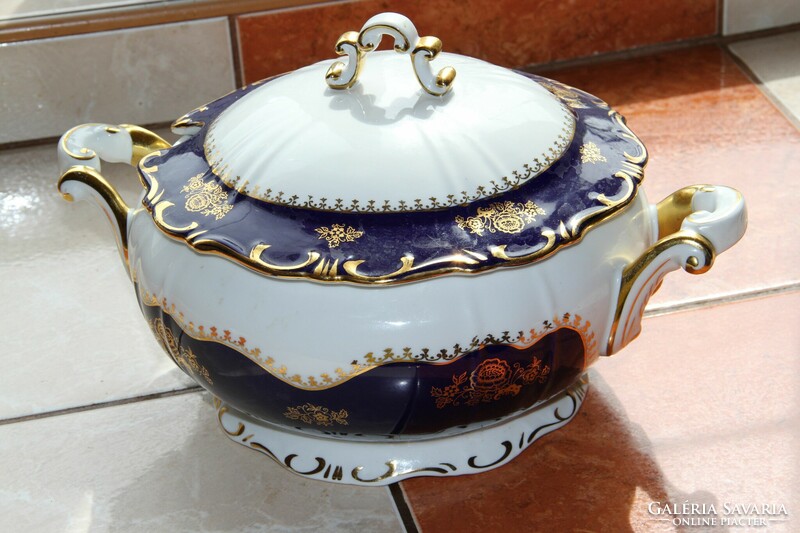 Zsolnay pompadour soup bowl (11.)