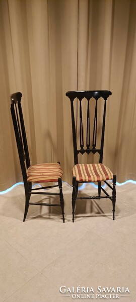 Dining chairs in giò ponti style for chiavari, 1950s