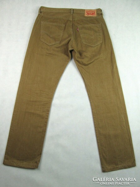 Original Levis 501 (w33 / l34) men's light brown jeans
