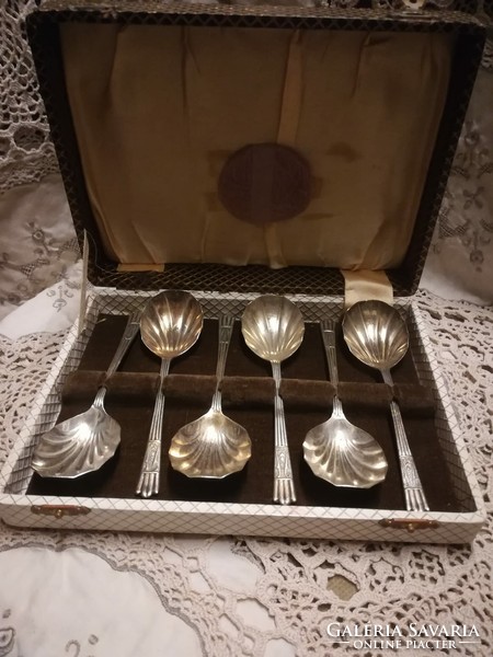 Yeoman plate epns marked spoon set