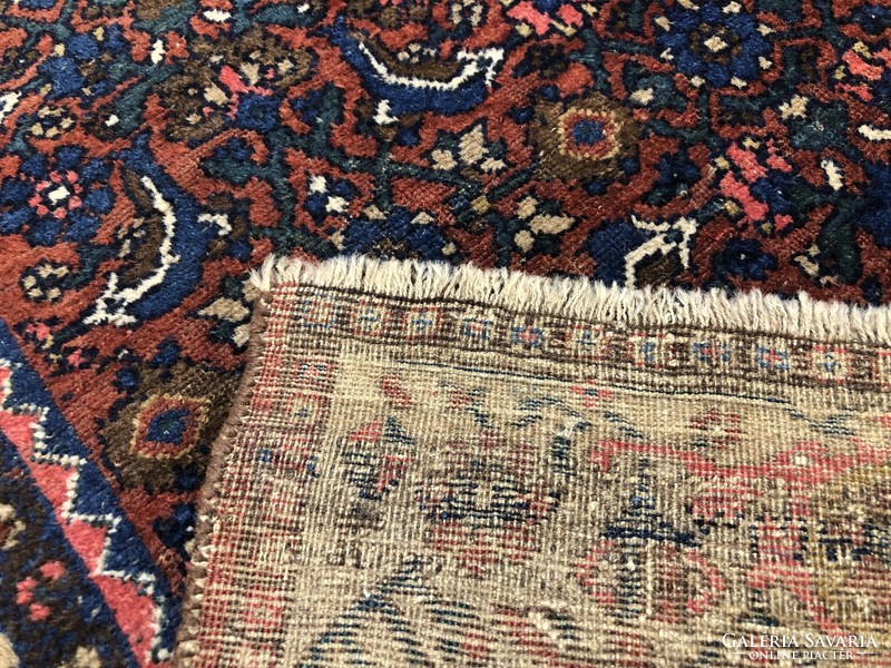 GOLTOGH - Antik IRÁNI kézi csomózású gyapjú PERZSA szőnyeg, 128 x 214 cm