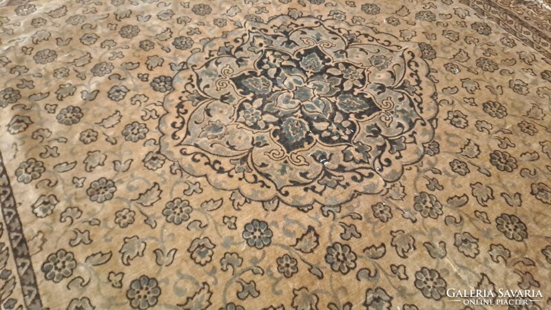 Old silk velvet tablecloth, carpet