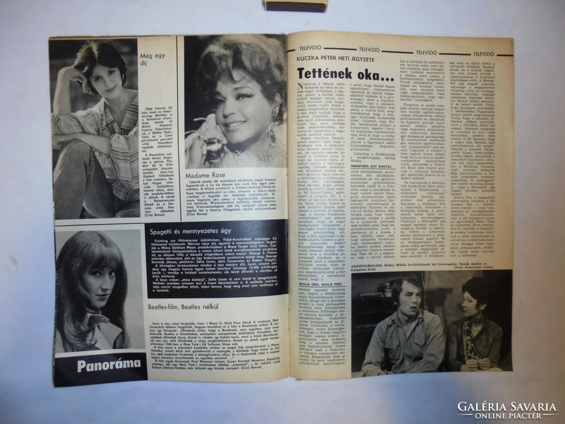 Film, színház, muzsika 1978 április 15 - régi újság ajándékba, születésnapra