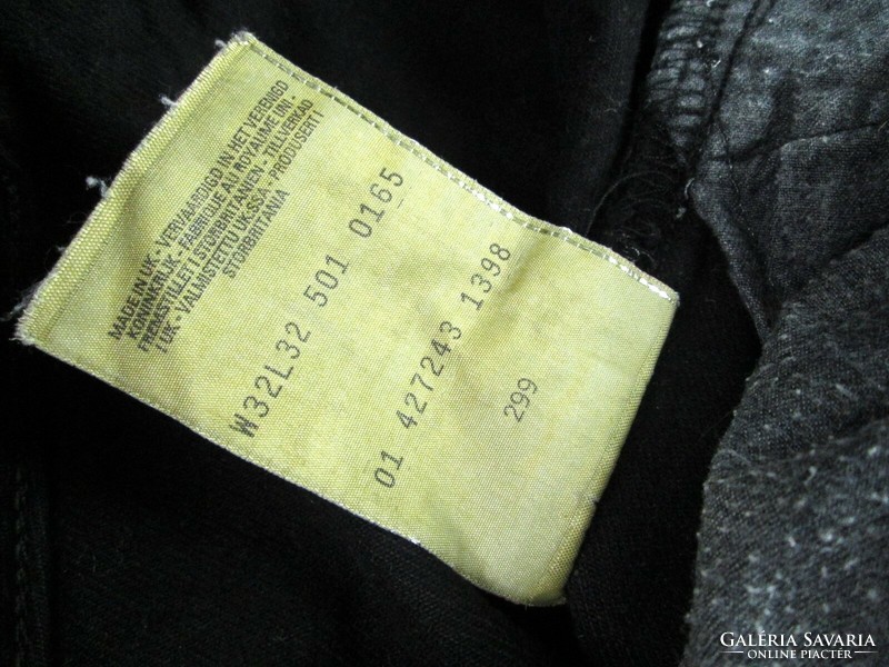 Original Levis 501 (w32 / l32) men's black jeans