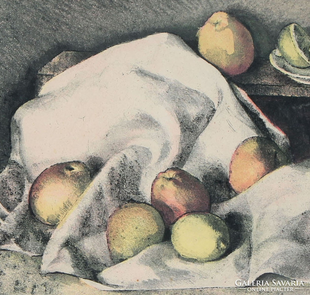 Theresia Kiss: still life with apples