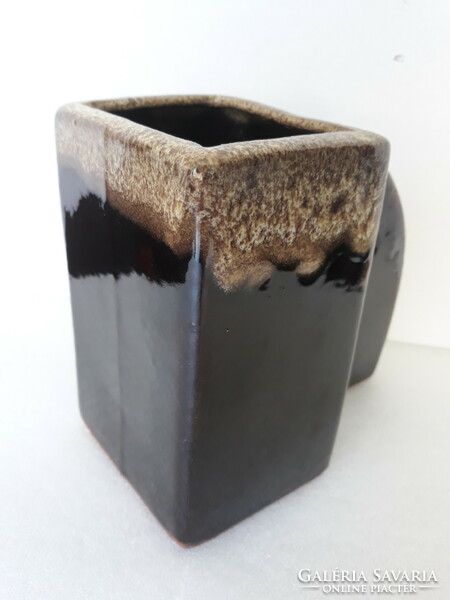 Retro ceramic elephant-shaped vase