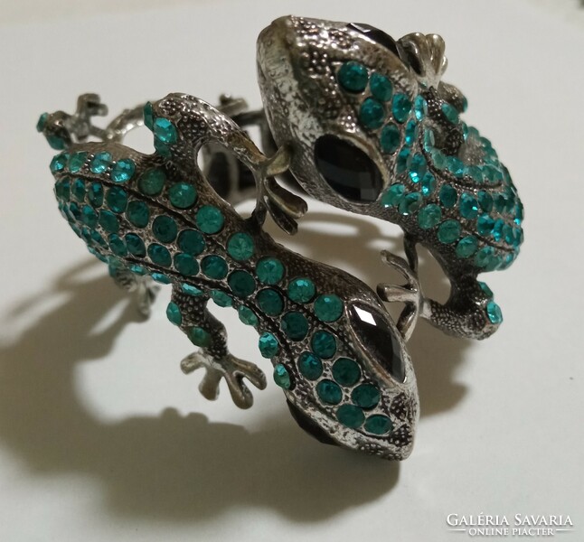 Rare fashion bracelet - shiny stone salamander bracelet