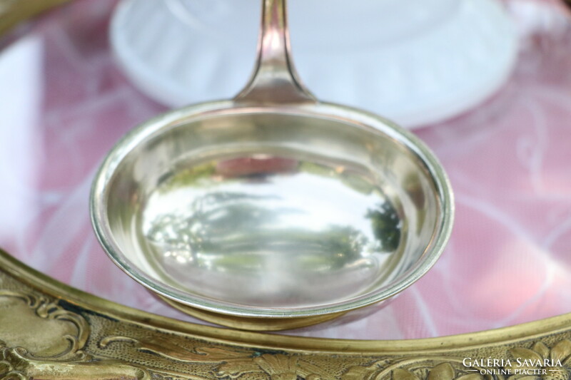 Silver plated ladle