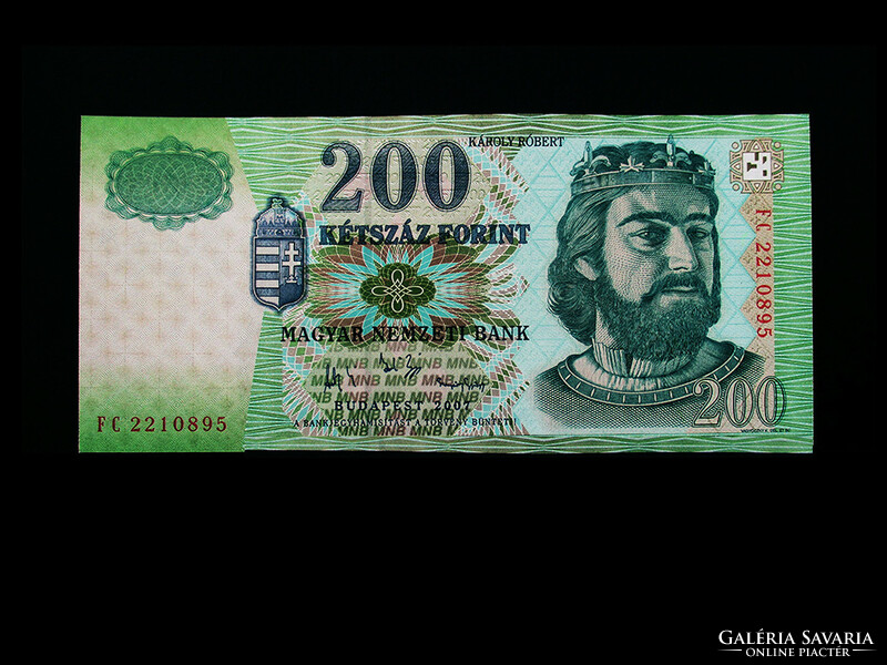 UNC - 200 FORINT - GYÖNYÖRŰ ÉS AZ UTOLSÓK KÖZÜL 2007