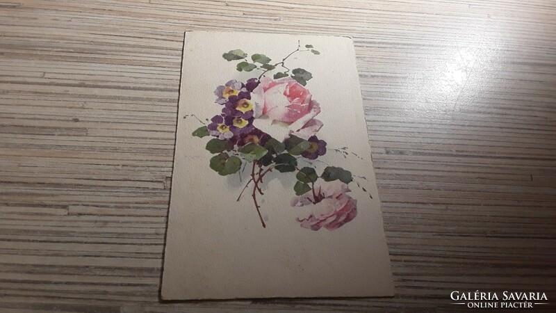 Antique greeting postcard.