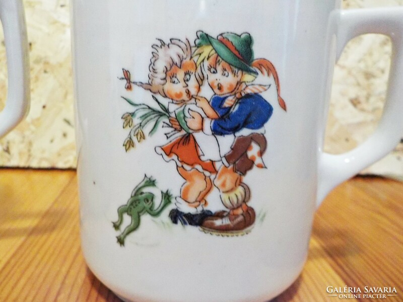 2 pcs. Zsolnay fairy tale pattern children's mug