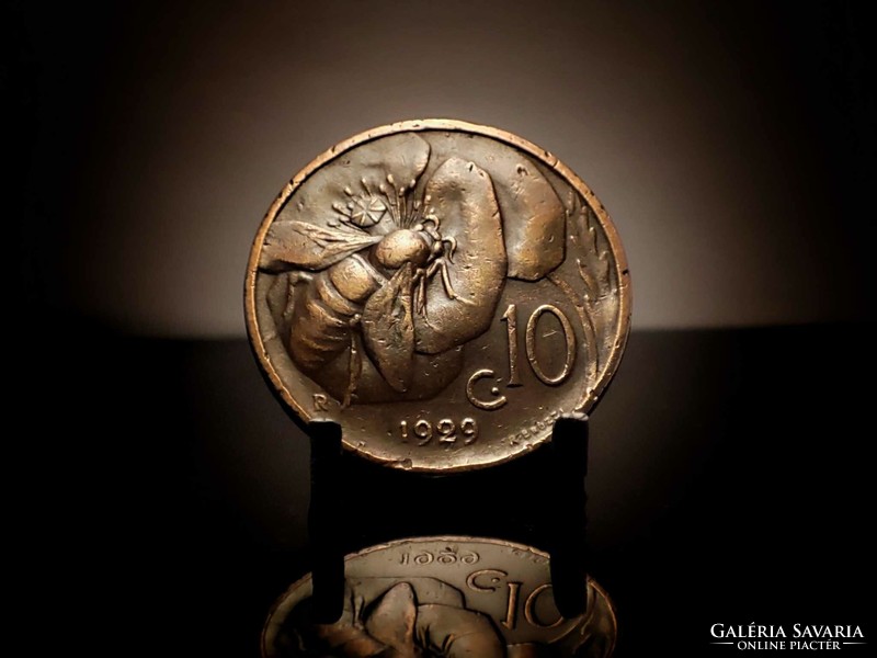 Italy 10 centesimi, 1929
