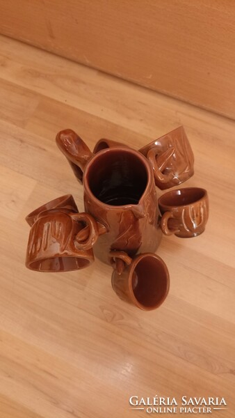 Retro ceramic coffee set