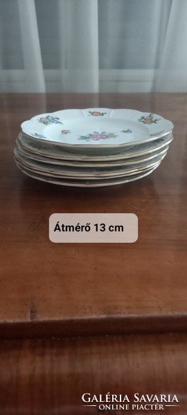 6 small plates with Eton pattern from Herend, 1949