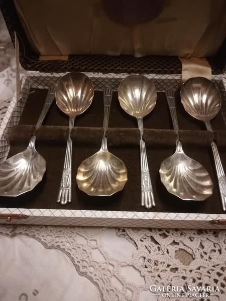 Yeoman plate epns marked spoon set