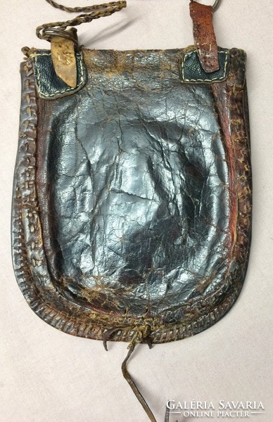 Old Tuareg leather amulet pouch or wallet