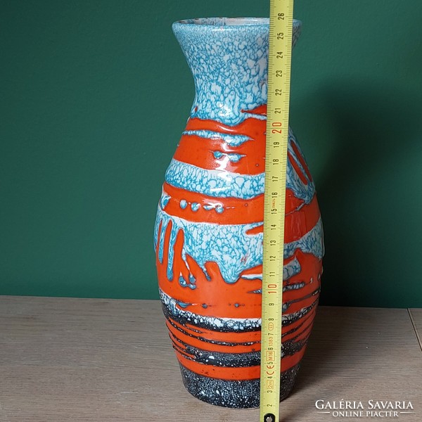 István Transylvania retro ceramic fat lava vase with free shipping