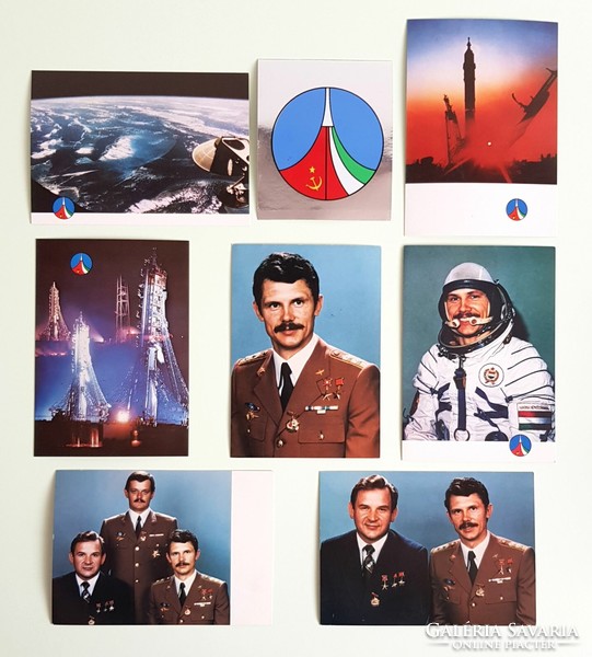 1980 Soviet-Hungarian joint space flight - Kubasov and Bertalan Farkas postcard