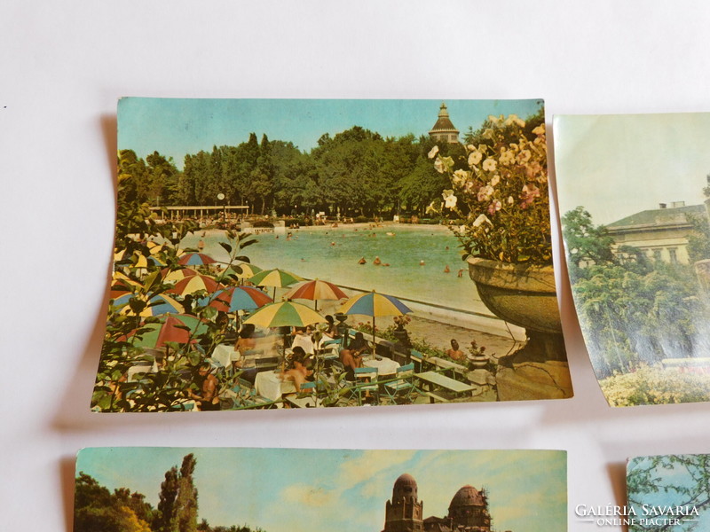 Old postcards - Budapest, early 60s - 6 pieces