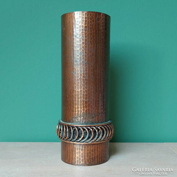 Will Károly goldsmith copper vase with free delivery