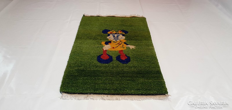 1442 Hand-knotted Indian gabeh carpet 80x125cm free courier