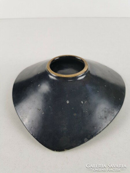 Mid century ceramic bowl / old ceramic / retro triangular bowl