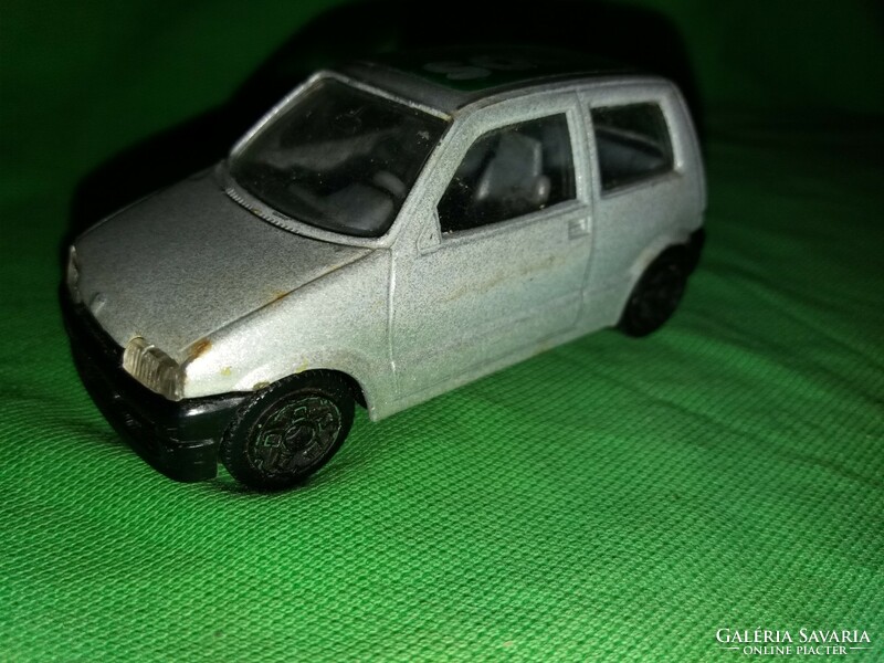Old Italian burago fiat sole small car 1:43 scale metal model toy car according to the pictures
