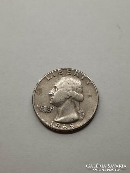 US 1/4 dollar 1965