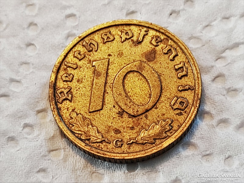 10 Reichspfennig 1938 G. Németország