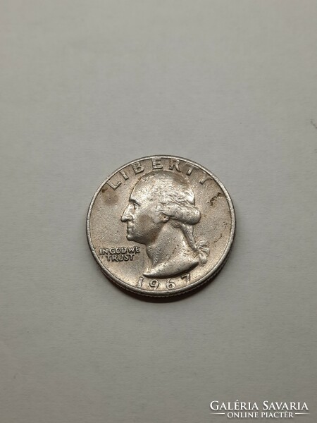 US 1/4 dollar 1967