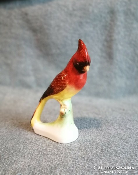 Bodrogkeresztúr ceramic parrot figure 20 cm (po-4-1)