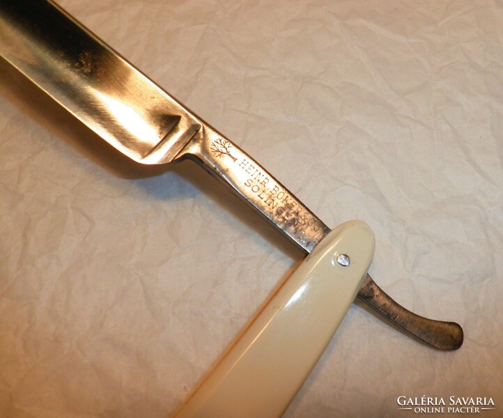 Old Böker razor, Solingen, from a collection.