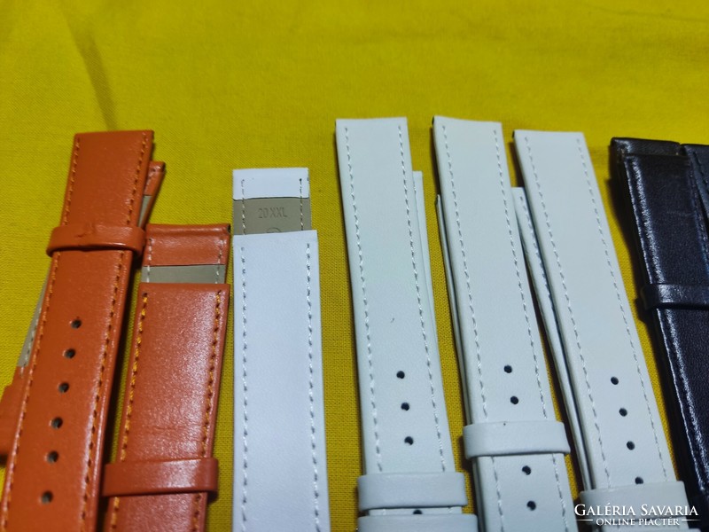 Leather watch strap 20 mm
