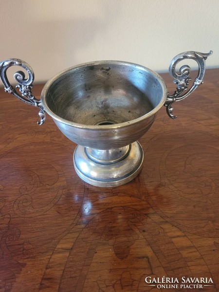 Antique French silver plated tray